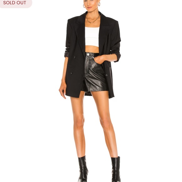 Commando Faux Leather Crop Top in White - Picture 4 of 11